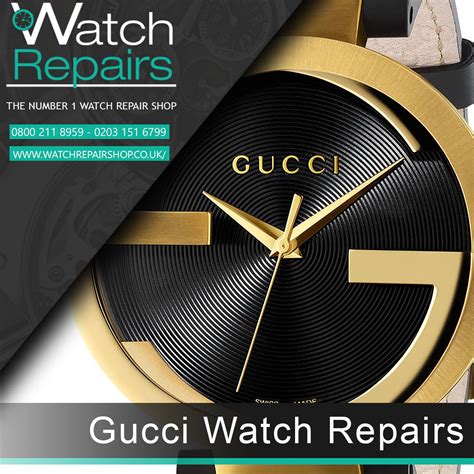 gucci watch repair shop